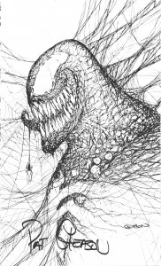 Venom #33 Patrick Gleason Secret White Webhead Variant SIGNED W/COA NM.