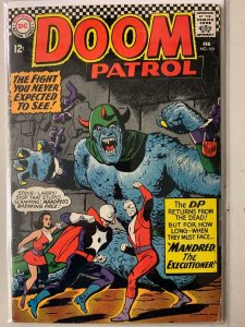 Doom Patrol #109 Mandred the Executioner 4.0 (1967)