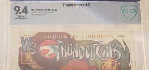 New CBCS Slab! Thundercats #0 - CBCS 9.4 - J. Scott Campbell Cover