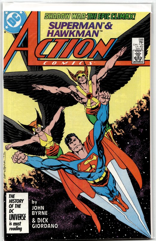 Action Comics #588 (1987) Hawkwoman