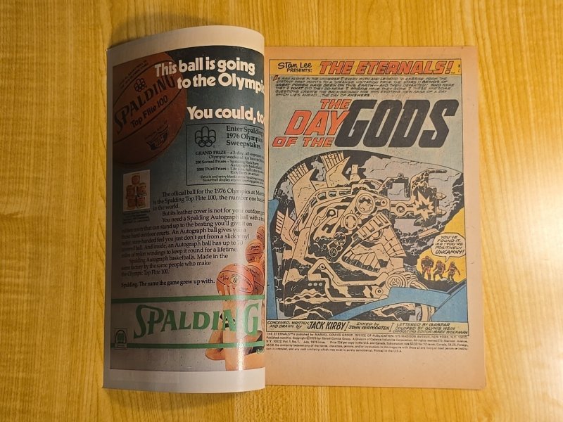 The Eternals #1 (1976) Ungraded *4?'s In Description*