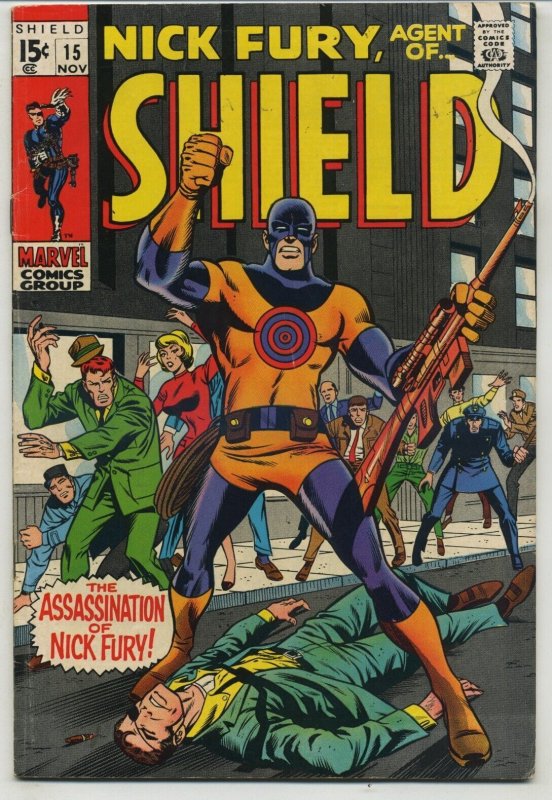 Nick Fury, Agent of SHIELD #15  (1969) VF/NM