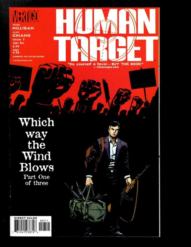 12 Human Target Vertigo Comics # 1 2 3 4 5 6 7 8 9 10 11 12  CE1