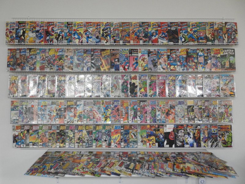 Huge Lot of 180+ Comics W/ Captain America, Avengers +More! Avg VF Condition