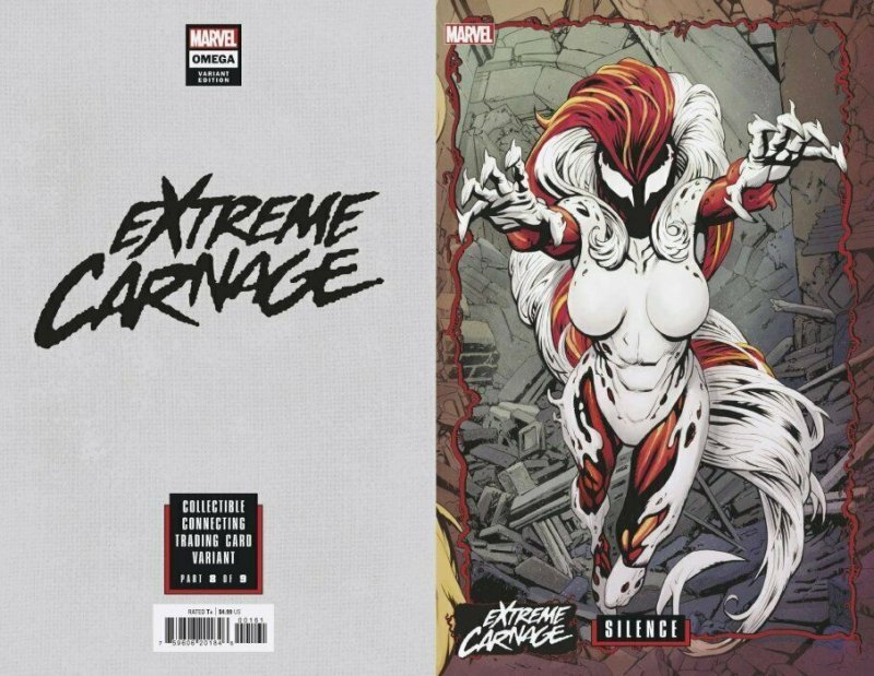 EXTREME CARNAGE OMEGA #1 ONE SHOT THREE COVERS SET NM.