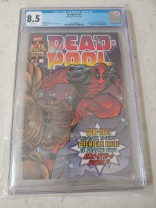 DEADPOOL #1 CGC 8.5 1ST APPEARANCE OF T-RAY & BLIND AL