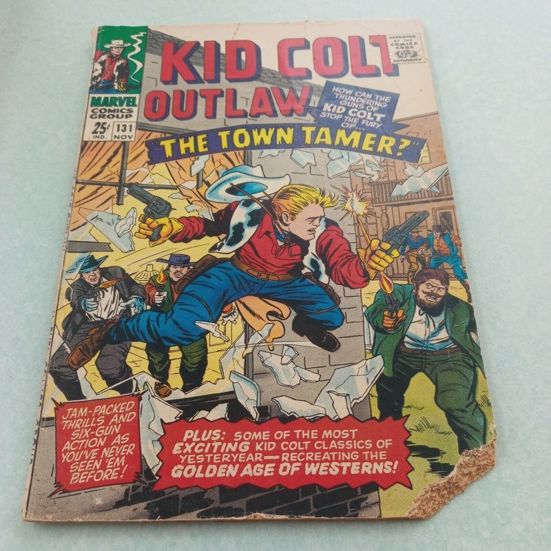 KID COLT OUTLAW #131 silver age 1966 MARVEL COMICS STAN LEE KELLER 68 PAGE giant