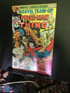 Marvel Team-Up #47 (1978). Spider-Man,  The Thing vs. Basilisk! Wow!FN/VF