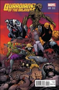 Guardians of the Galaxy (2015)  1-E Valerio Schitti 1:25 Cover VF/NM