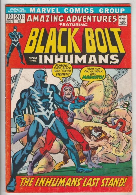 Amazing Adventures #10 (Apr-71) VF+ High-Grade Inhumans