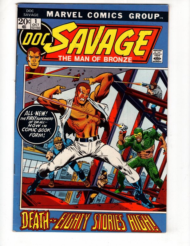 Doc Savage #1 (1972)  8.5-9.0Classic Bronze Age MARVEL !!!!!