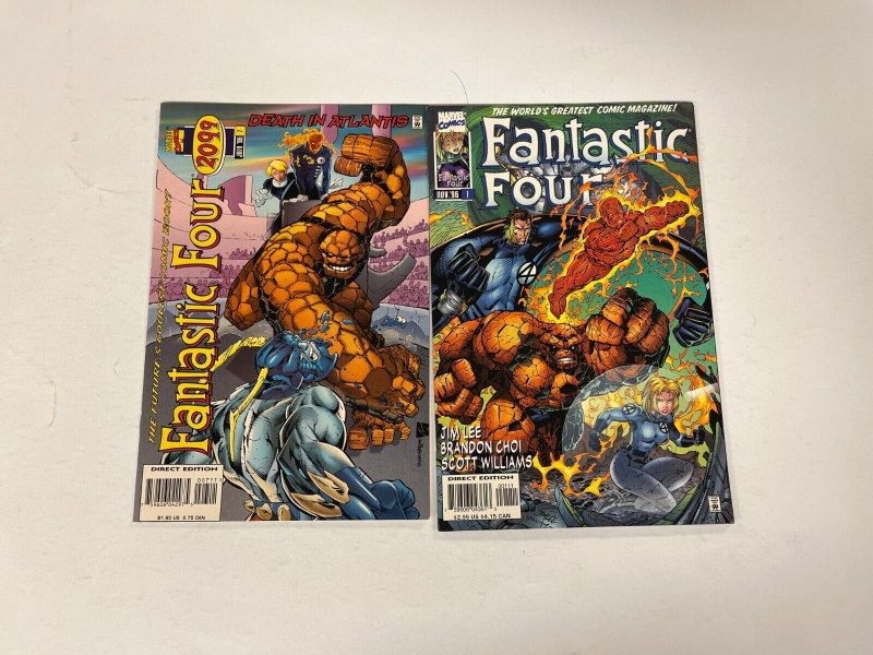 4 Fantastic Four Marvel Comics Books #1 3 2099 7 FF 14 11 JW16