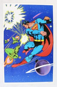 VINTAGE 1979 Post Cereal DC Comics 9x14 Poster Superman