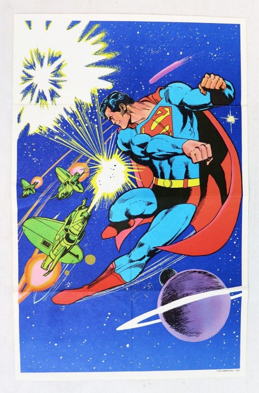 VINTAGE 1979 Post Cereal DC Comics 9x14 Poster Superman