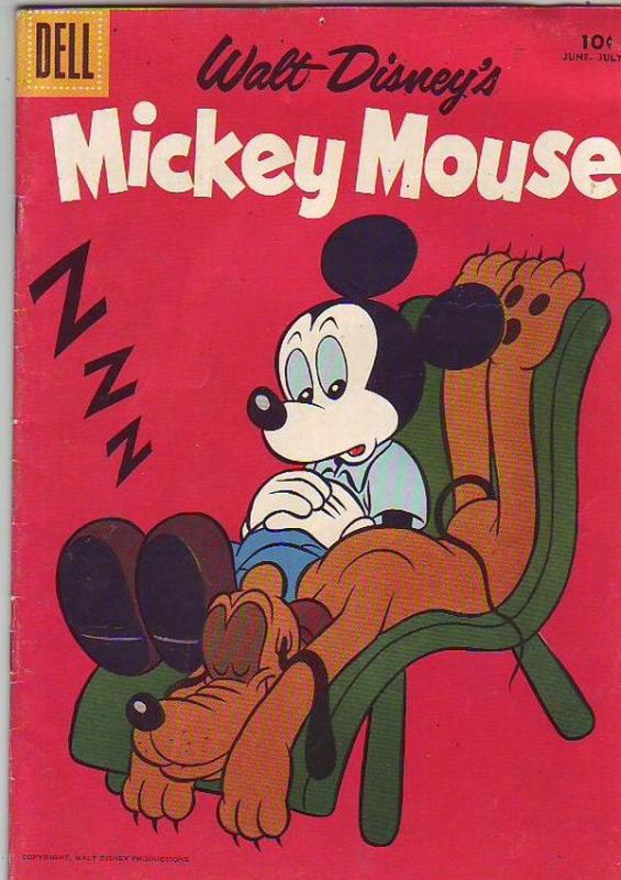 Mickey Mouse, Walt Disney's #60 (Jul-58) FN+ Mid-Grade Mickey Mouse, Goofy