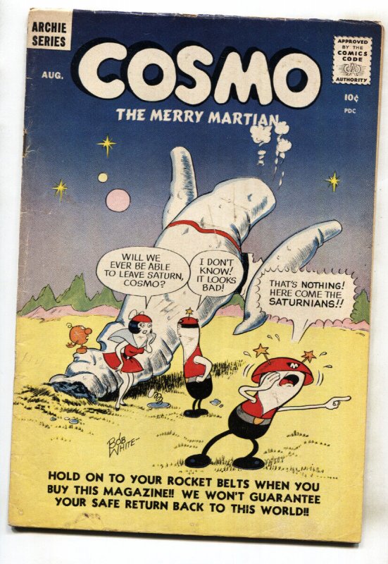 Cosmo The Merry Martian #5--1959--Archie-sci-fi --Bob White art--comic book