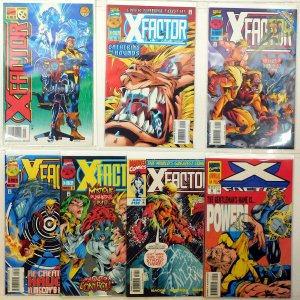 X-Factor Lot 7 #114, 122, 124, 125, 134, 136, Annual 9 1995 Marvel Comics