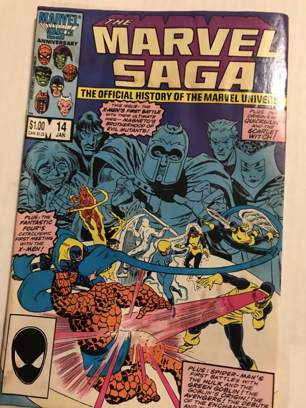The Marvel Saga The Official History of the Marvel Universe #14 (1987) Gd filler