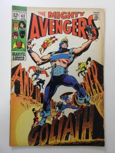 The Avengers #63 (1969) FN- Condition!