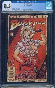 Bloodstone #4 CGC 8.5 Low Print Run 4th app. of Elsa Bloodstone MCU spec