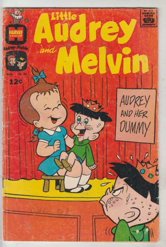 Little Audrey and Melvin #38 (Mar-68) VG Affordable-Grade Little Audrey