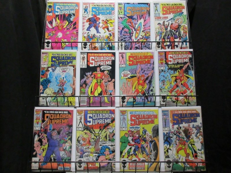 SQUADRON SUPREME (1985-1986) 1-12  'JLA' the Marvel way