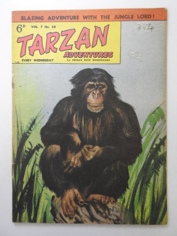 Tarzan Adventures Vol 7 #28 Good+ Condition!