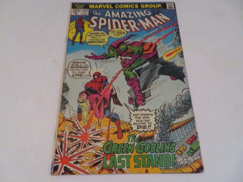 The Amazing Spider-Man #122 (1973) Death of Green Goblin Comic Book  F/VF 7.0