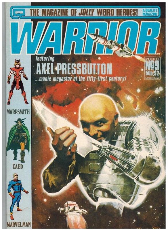 WARRIOR (1982 QUALITY) 9 VG Jan. 1983ALAN MOORE+++++