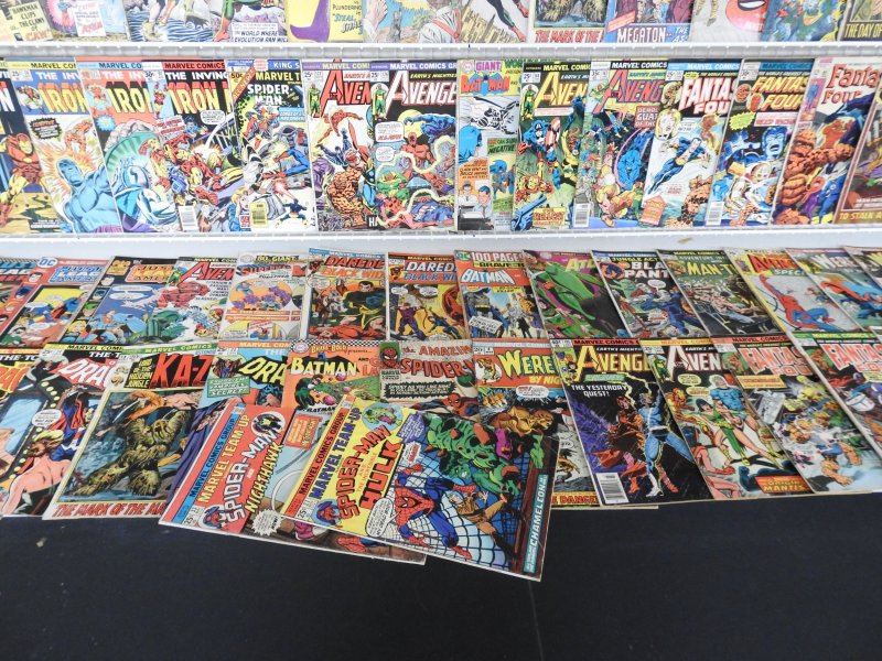 Huge Lot 150+ Silver/Bronze Comics W/ Daredevil, Fantastic Four, +More! See desc