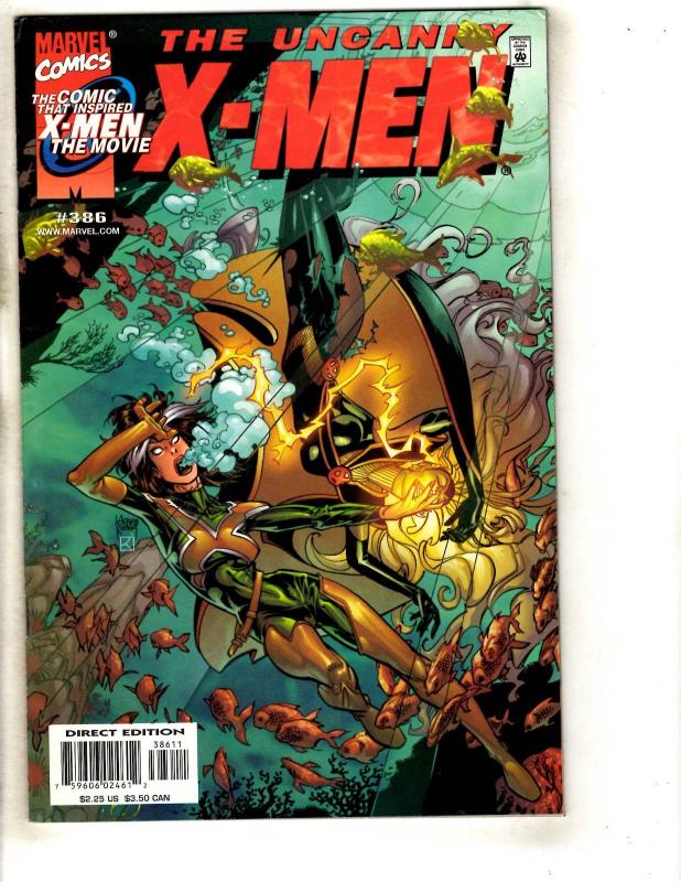 6 Uncanny X-Men Marvel Comic Books # 386 387 388 389 390 391 Wolverine CR55