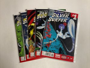Silver Surfer 1 2 3 4 5 Lot Run Set Near Mint Nm Marvel 