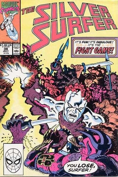 Silver Surfer (1987 series) #39, VF+ (Stock photo)