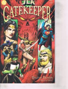 Lot Of 2 Comic Books DC JLA Gatekeeper #1 and #2 Batman LH24