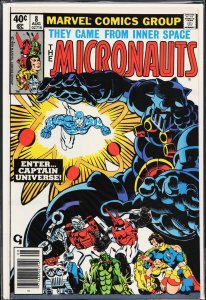 Micronauts #8 Newsstand Edition (1979) Micronauts / Enigma Force [Key Issue]