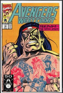 Avengers West Coast #72 (1991) West Coast Avengers / Avengers West Coast [Key...