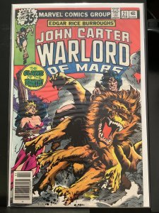 John Carter Warlord of Mars #21 (1979)