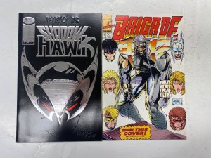 5 ECLIPSE comic books Airboy Buffy Vampire Slayer ShadowHawk Brigade 62 KM38
