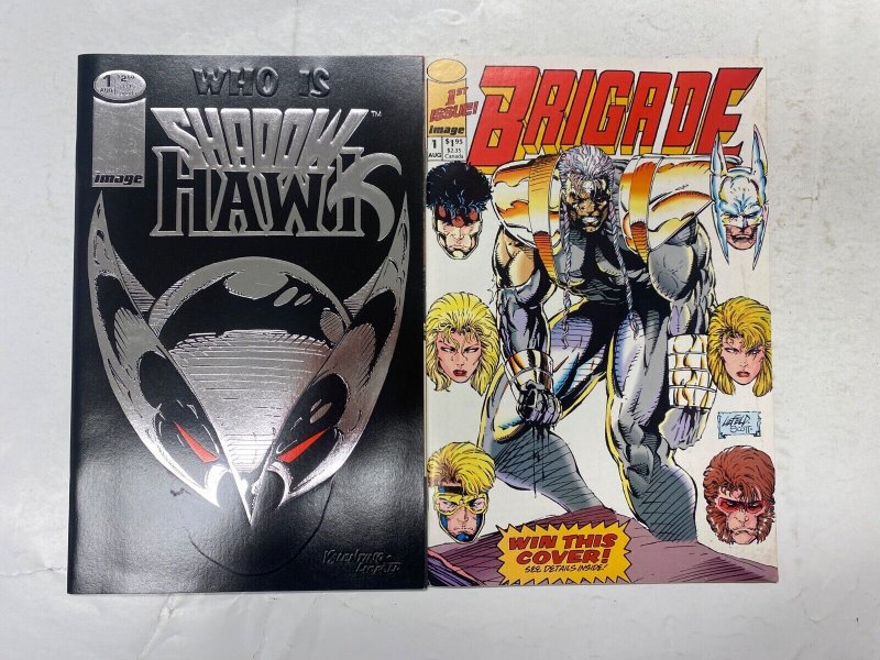 5 ECLIPSE comic books Airboy Buffy Vampire Slayer ShadowHawk Brigade 62 KM38
