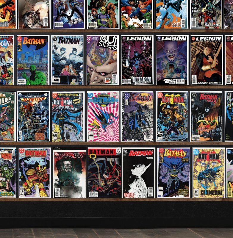Huge Lot 150+ Comics with Batman, The Legion, Outsiders, Justice League & More!