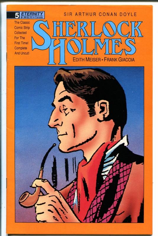 Sherlock Holmes #5 1988-Eternity-Conan Doyle-newspaper strip reprint-FN/VF