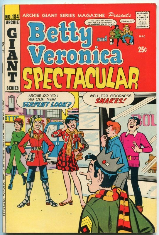 Archie Giant Series #184 1971- Betty & Veronica Spectacular VF