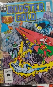 BOOSTER GOLD # 22 1987 DC COMICS  SKEETS  JUSTICE LEAGUE BLUE BEETLE