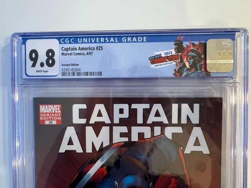 Captain America #25 CGC 9.8 - McGuinness Cover (2007)