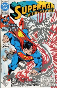 Action Comics #667 Newsstand Edition (1991) Superman