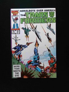 Transformers #21  MARVEL Comics 1986 VF NEWSSTAND