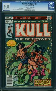 Kull the Destroyer #26 (1978) CGC 9.8 NM/MT