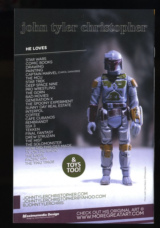 Star Wars (2015) #4 NM+ 9.6 Action Figure (Boba Fett) Variant 1st Sana Starros!