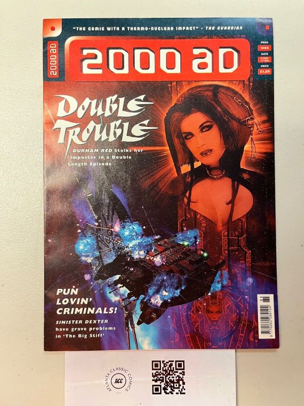 2000 AD Prog #1085 UK Comic book Magazine Size Judge Dredd  3  CT11