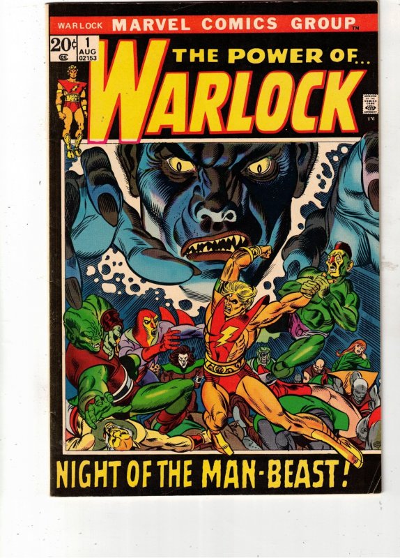 Warlock #1 (1972) 1ST SOLO ADAM WARLOCK SERIES HIGH-GRADE VF/NM Utah CERTIFICATE